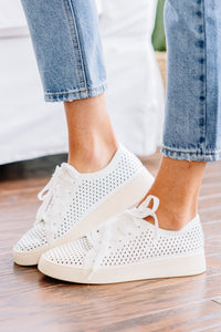 white platform sneakers