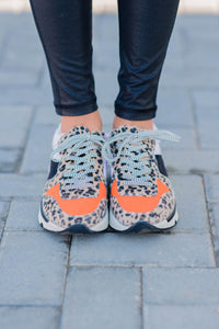 bold animal print sneakers