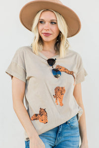 tiger graphic tee