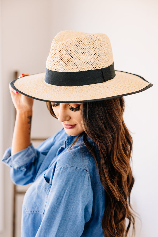 trendy straw hat