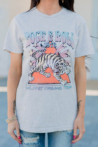 edgy tiger graphic tee