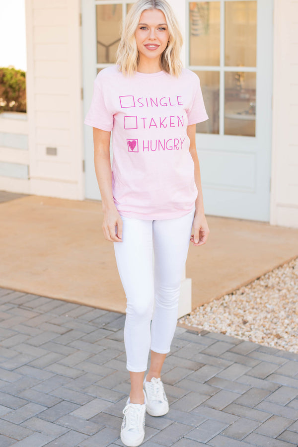 funny pink graphic tee