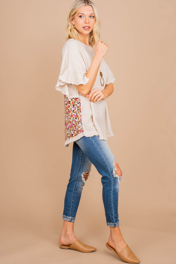 floral casual top