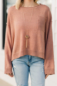 relaxed fit bell sleeve sweater