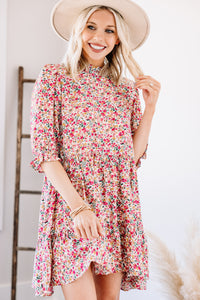 ditsy floral midi dress