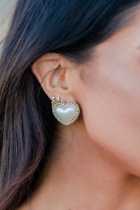 Treasure Jewels heart shaped earrings