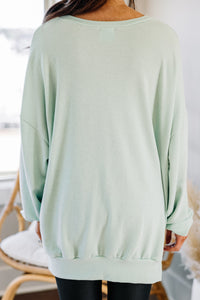 casual soft knit tunic