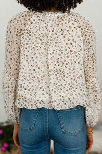 leopard print blouse