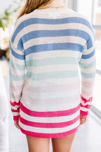striped light sweater