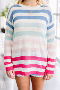 striped light sweater
