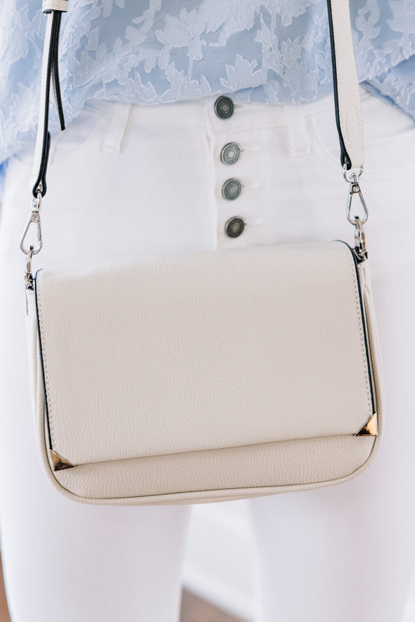 solid faux leather crossbody