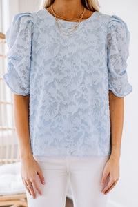 puff sleeve lace blouse