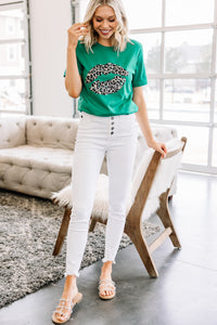 leopard St. Paddy's Day graphic tee