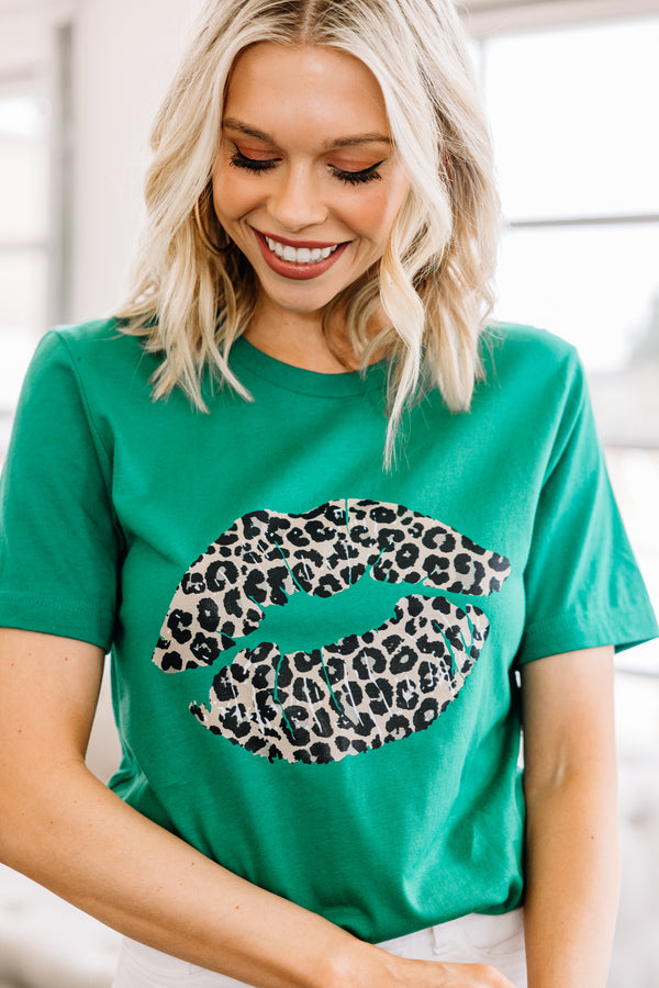 leopard St. Paddy's Day graphic tee