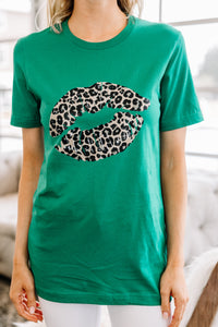 leopard St. Paddy's Day graphic tee