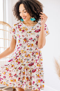 floral tiered dress