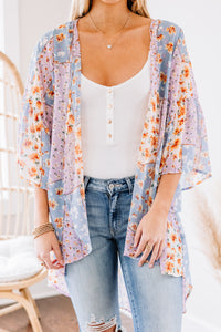 floral light kimono