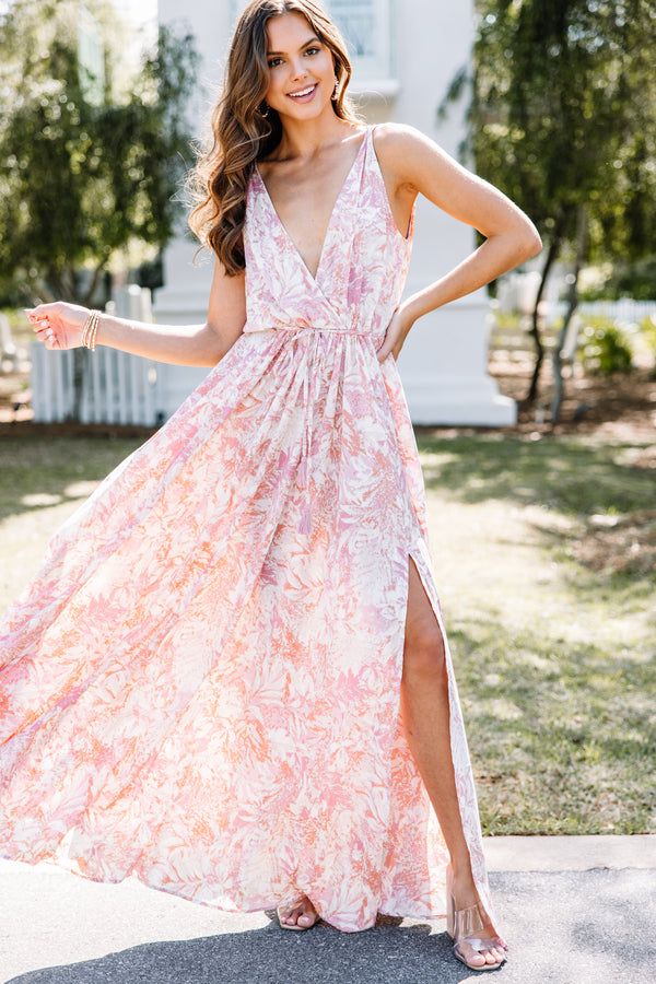 Pink floral maxi Clearance