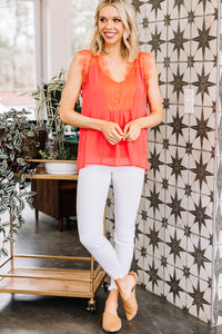 lace coral tank