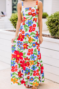 colorful maxi dress