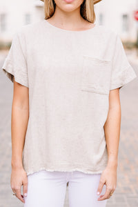 white linen top