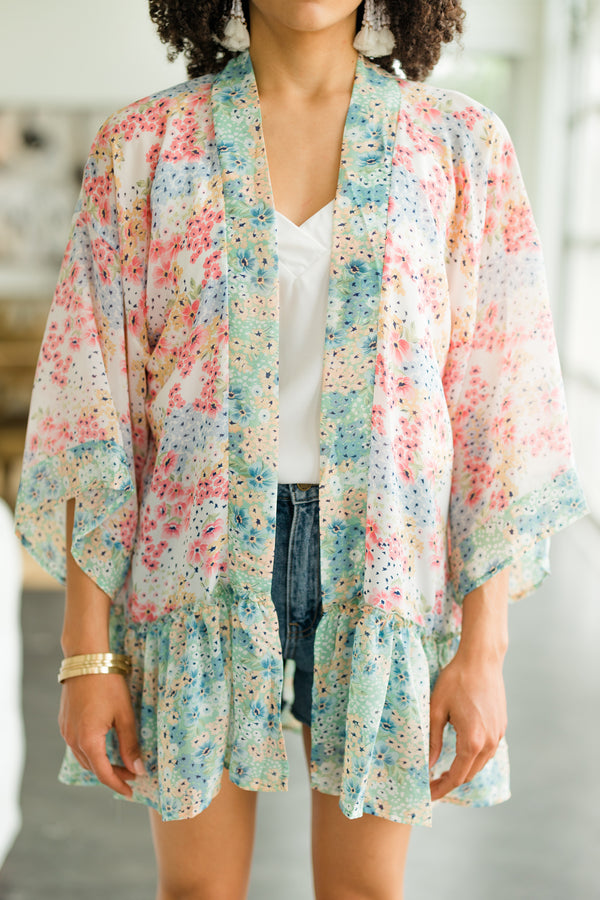 ditsy floral kimono 