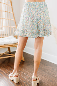 ditsy floral skirt