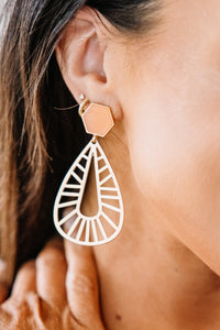 trendy geometric earrings