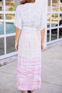 tie dye maxi dress