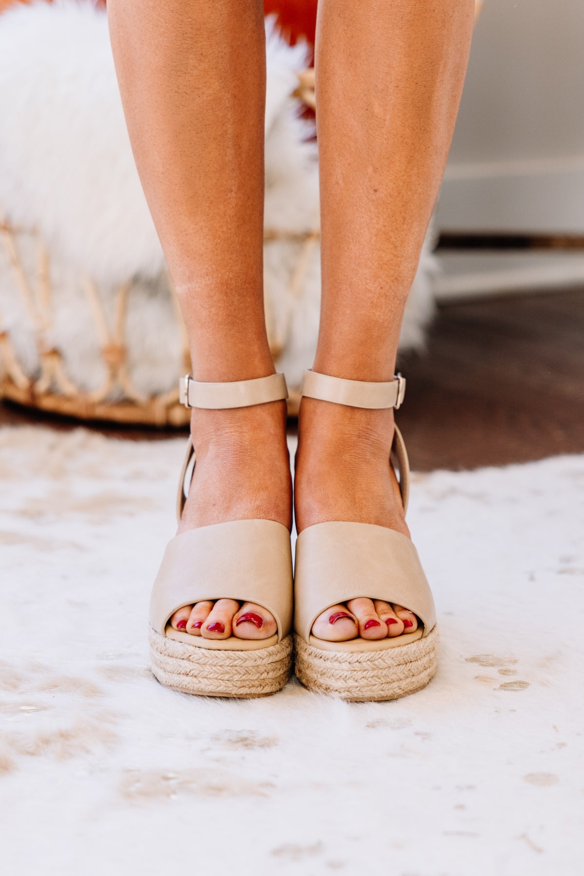 Versatile Nude Wedges - Cute Shoes for Women – Shop the Mint