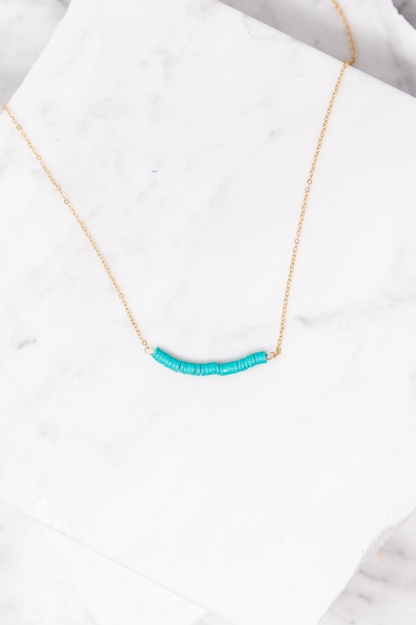 Lead You On Turquoise Blue Necklace