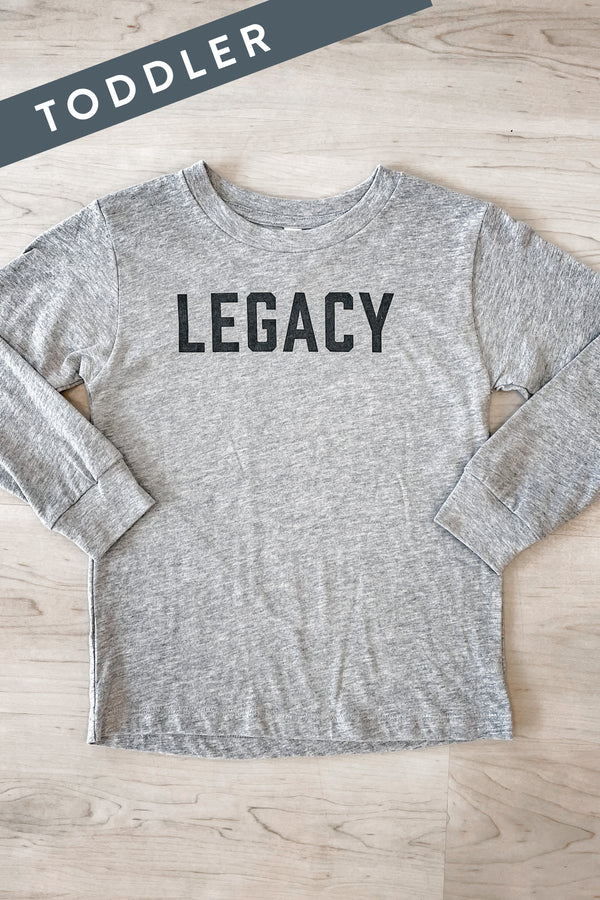 Legacy Heather Gray Toddler L/S Tee